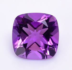 Haute qualité 5mm naturel améthyste coussin coupe pierre précieuse en vrac AAA qualité personnalisé coussin pierre fabricant bijoux à bricoler soi-même accessoires - Product Image 1