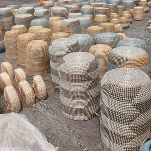 Cesta decorativa de juncia para manualidades naturales, muchos diseños, productos de hoja de plátano para uso agrícola - Product Image 5