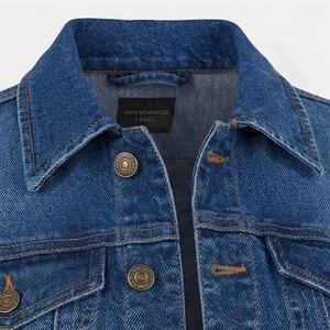 Chaqueta Vaquera Moderna para Mujer, Cintura Ajustada con Cinturón, Botones Delanteros, Estilo Vintage, Moda Actual, Look Diario Personalizado - Product Image 4