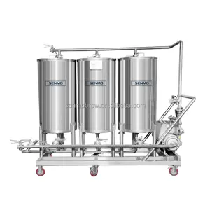 Electric elements heating CIP unit for fermentation tanks microbrewery