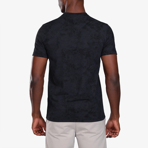 เสื้อยืดสำหรับผู้ชายผ้า100% กรดผ้าคอตตอนถักระบายอากาศได้สไตล์สตรีทแวร์สีพื้นพิมพ์ลายดิจิตอล - Product Image 5