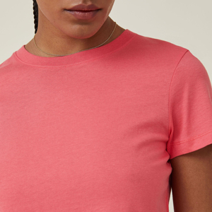 Top corto personalizado para mujer, camisetas transpirables, gran oferta, Top corto para mujer, camisetas lisas para gimnasio, ropa informal, Top de manga corta - Product Image 6