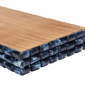 Plateau de service en résine pour la maison et les fêtes Vaisselle en bois et plateaux de rangement pour table à manger et fêtes - Product Image 3
