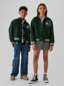 เสื้อแจ็คเก็ตเด็กแบบ Letterman ผ้าขนสัตว์แห้งเร็วสำหรับฤดูหนาว คุณภาพดีที่สุด เสื้อแจ็คเก็ต Letterman ผู้ชายแบบสั่งทำพิเศษ บุด้วยผ้าฝ้ายมาตรฐาน - Product Image 5