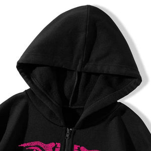 Sudadera con Capucha Extra Grande para Hombre, 100% Algodón, con Estampado de Diamantes de Imitación, Personalizada, Gruesa, para Otoño, Hecha a Medida - Product Image 2