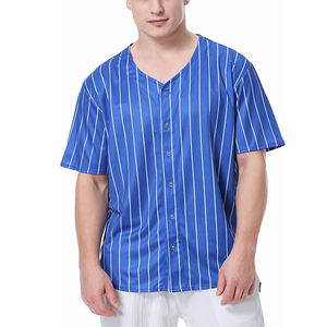 Jersey de béisbol liso de Color rosa para mujer, ropa deportiva transpirable, ropa de calle alta, Jersey de béisbol en blanco - Product Image 5