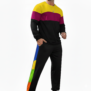 Conjunto Deportivo Ligero y Cómodo para Hombre, Estilo Urbano, para Gimnasio, Entrenamiento, Running, Otoño, Venta al Por Mayor OEM - Product Image 6