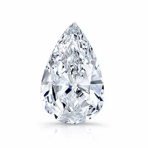 Diamante cultivado en laboratorio suelto de corte de pera de 1,55 CT I Color sintético HPHT VVS2 IGI certificado hecho a mano diamante CVD de alta calidad para joyería