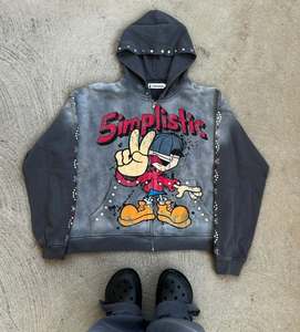 Sudaderas Casuales para Hombre de Algodón Mezclado con Nuevo Diseño, MOQ Bajo, Sudaderas con Cremallera y Estampado DTF para Hombre a Precio de Mayoreo, Hechas en Pakistán - Product Image 3
