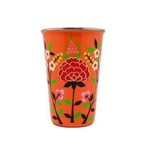 แก้วโลหะสแตนเลสสำหรับร้านอาหารบาร์มือทาสีด้วยมือสำหรับเครื่องดื่มใช้ในบ้าน - Product Image 1