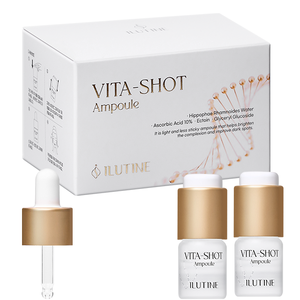 Ampoule éclaircissante avec vitamine C stabilisée pour les taches brunes et le soin unifiant du teint, légère pour hommes et femmes, 2 semaines - Product Image 1