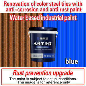 Peinture de rénovation de haute performance pour l'application de surface métallique de tuile en acier de couleur à base de polyuréthane sur 5 ans de garantie - Product Image 3