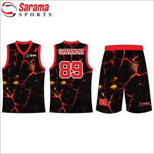 Uniforme de baloncesto de desgaste de equipo personalizado Uniforme de baloncesto de hombre de poliéster 100% con diseño personalizado, - Product Image 2