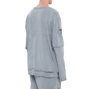 Camisetas de Doble Capa para Hombre 2026, Talla Grande, Fáciles de Usar, Cuello Redondo, Hechas de Algodón/Fibra de Bambú, Precio Económico - Product Image 5