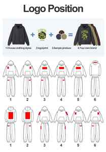 เสื้อฮู้ดดี้แบบมีซิป สกรีนโลโก้ได้ เนื้อผ้าหนา พิมพ์ลายพัฟฟ์ ทรงบ็อกซี่ คุณภาพสูง - Product Image 3