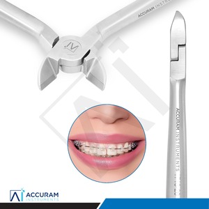 100% <b>Stainless</b> <b>Steel</b> Dental Cutter Hook Handle Design 13.5cm Hard Wire Cutter <b>Angled</b> 15 Long-Term Use & Wholesale Price - Product Image 5