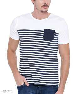 Camiseta de Cuello Redondo de Algodón Suvin Premium para Hombre, Estampado Elegante, Estilo Casual Regular, Cómoda, Patrones Únicos para Uso Diario - Product Image 5