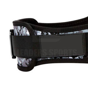 Ceinture de musculation robuste en peau de mouton, respirante et réglable, conçue pour améliorer la performance et soutenir l'entraînement de force. - Product Image 5