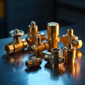 ชิ้นส่วนไฮดรอลิกกำหนด CNC แบบกำหนดเอง | อุปกรณ์วาล์วสแตนเลสและทองเหลืองความแม่นยำสูง - Product Image 1