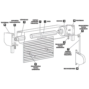 Nastro in Nylon Zincato per Persiana 22 mm - Product Image 4