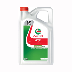 Aceite de mezcla sintética Castrol GTX High Mileage 10W-40 para reducir la quema de aceite - Product Image 1