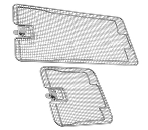 Instruments chirurgicaux creux en acier inoxydable à double cadre disponibles Toutes les tailles Couvercles en fil métallique perforé Paniers de stérilisation perforés - Product Image 6