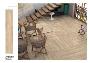 Azulejos de tablón de madera de 200x1200mm de la mejor calidad, azulejos de suelo de pared vitrificados de porcelana esmaltada, azulejos de porcelana pulida de 8mm de espesor - Product Image 6