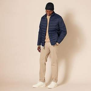 Chaqueta Acolchada Casual para Hombre 2025, Ecológica, Transpirable, de Secado Rápido, Personalizable, con Cuello Alto, Logotipo Frontal, Manga Larga para Invierno - Product Image 1