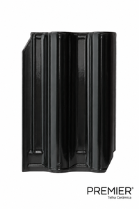 PREMIER BLACK GLAZED ROOF TILE - Product Image 1