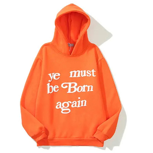 High Quality Men's Full Hoodie Soft Cotton <b>Fleece</b> <b>Jacket</b> with Puff Print Screen Printed Heavy Washed Techniques - Product Image 6