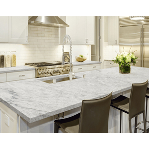 Granite blanc d'Alaska naturel avec une base blanche classique et des veines grises subtiles pour les applications intérieures et extérieures - Product Image 6