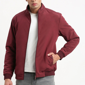 Blousons bombardiers à manches longues respirants les plus vendus vêtements pour hommes blousons bombardiers de couleur marron - Product Image 6