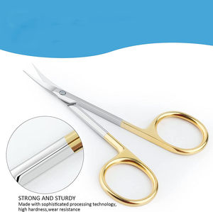 Tijeras para Cutículas Profesionales Compactas, Curvas, de Acero Inoxidable, Ligeras, Duraderas, con Acabado Pulido Espejo, para Manicura en Movimiento - Product Image 5