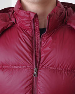 Chaqueta acolchada de calidad superior personalizada para hombre, elegante cuello levantado con capucha para invierno, estilo de calle principal - Product Image 3