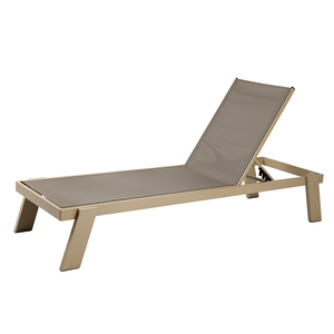 Wholesale Outdoor Aluminum Fabric Daybed Chaise Lounge Sun Lounger <strong>Chair</strong> for <strong>Pool</strong> or Beach Portable for Hotel - Product Image 2