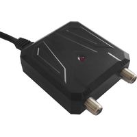 Antena de TV Digital para Interiores WEB MT210 12V 300mA, Fuente de Alimentación, Soporte de Pared de Plástico, Italia, EAN 8053323552017