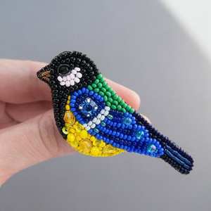 Nueva llegada de plata esterlina 925 Robin Charm Bead Jewelry Trendy Newest Made in India Custom Fine Charm para mujeres y niñas - Product Image 3