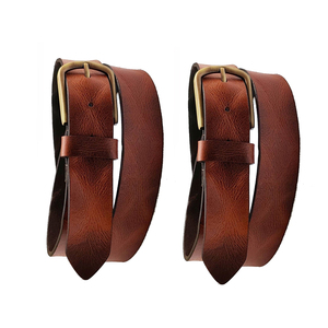 เข็มขัดหนังแท้สำหรับผู้ชาย แบรนด์สั่งทำพิเศษ หัวเข็มขัดโลหะทองเหลืองรูปหัวกะโหลก ทนทาน น้ำหนักเบา - Product Image 4