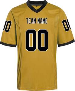 Venta al por mayor de camisetas de fútbol para jóvenes OEM ajuste personalizado con aparejos letras de sarga tela de malla transpirable de alta calidad para el club escolar - Product Image 3