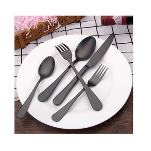 Cuchara de postre de acero inoxidable con mango único, cuchara de lujo de 7 piezas, vajilla apta para lavavajillas, lo último en venta al por mayor - Product Image 3