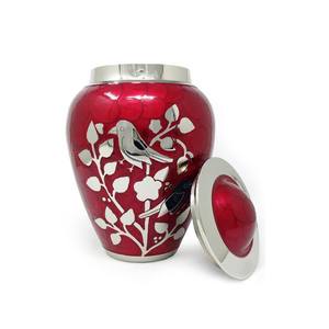 โกศบรรจุอัฐินก รุ่น Blessing Birds ขนาดผู้ใหญ่ ทำจากทองเหลือง - Product Image 2