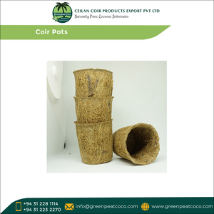 กระถางไฟเบอร์มะพร้าวทำจากน้ำยาง100% ธรรมชาติสำหรับปลูกดอกไม้ - Product Image 2