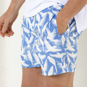 2025 pantalones cortos rectos de secado rápido para hombre con logotipo personalizado pantalones cortos de gimnasio de malla de baloncesto lisos para Hombre Pantalones cortos de malla en blanco para hombre - Product Image 2