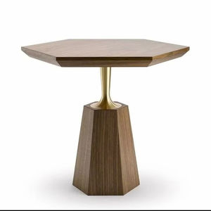 Table de jardin pliable en bois massif de haute qualité, sculptée à la main par un artisan pakistanais - Product Image 2