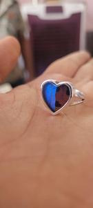 Anillos de Alas de Mariposa Naturales de Excelente Calidad, Última Colección 2024, Anillos de Alta Calidad, Anillo Ajustable de Moda, Plata - Product Image 2