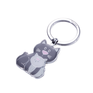 Portachiavi in Metallo Personalizzabili per Gatti e Gattini, Gadget Personalizzabili - Product Image 2