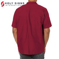 Camisas de Trabajo Tácticas de Nailon Ligero de Secado Rápido para Hombre, Uniformes de Trabajo de Manga Corta, Camisetas de Pesca