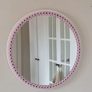 <b>Glass</b> Industrial Design Eco-Friendly Handmade Contemporary Decorative Wall Mirror <b>Glass</b> <b>Framed</b> Living Room Bedroom Hall Modern - Product Image 1