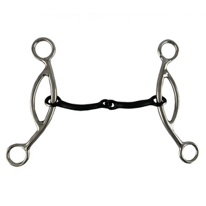 Mèche de cheval de vache JR en acier inoxydable durable avec mèches occidentales en os de chien central 2025 - Product Image 2
