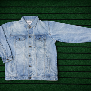 Chaquetas Vaqueras de Moda, Estilo Abrigo, Corte Casual y Relajado, Ropa Casual de Calle, Chaquetas Vaqueras Gruesas y Cálidas Hechas en Pakistán - Product Image 1